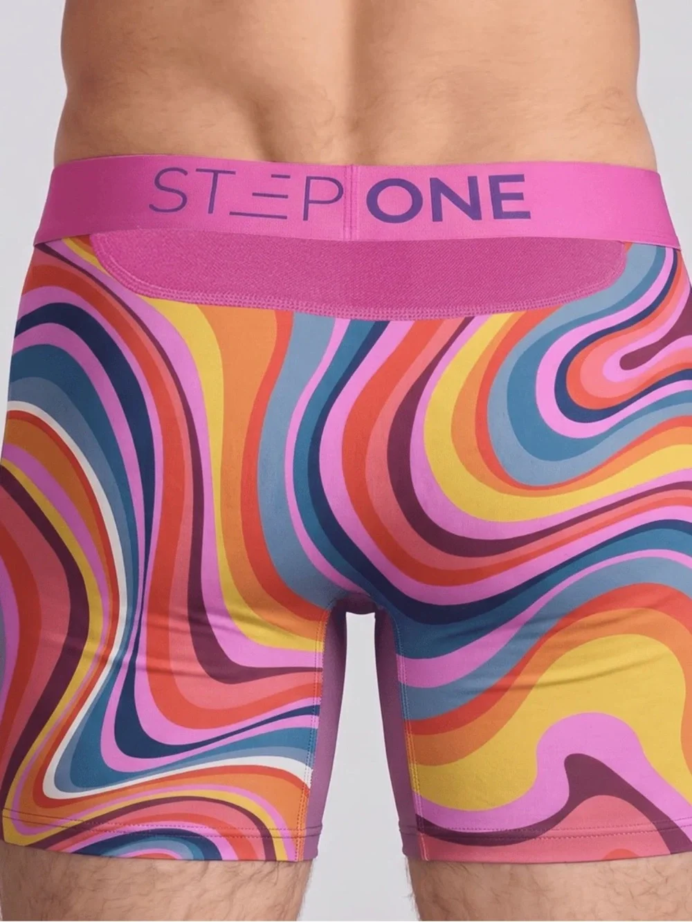 STEP ONE 3D Comfort Pouch - Boxer Brief, Large, Trippy, NWT